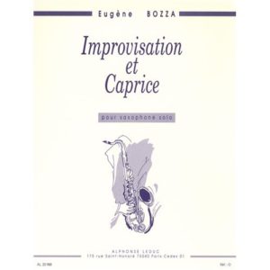 Improvisation et Caprice (1952). Bozza, Eugene