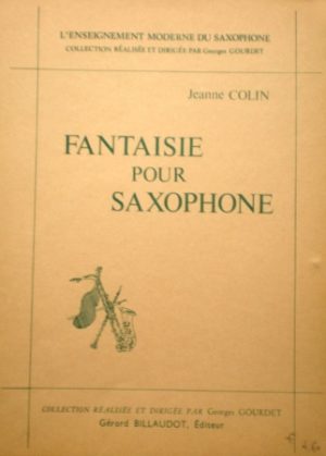 Fantaisie op.27 (1978). Jeanne Colin