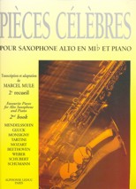 Pieces Celebres Volume 2 para saxofón alto y piano. Marcel Mule