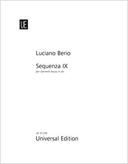 Sequenza IXc para clarinete bajo. Luciano Berio