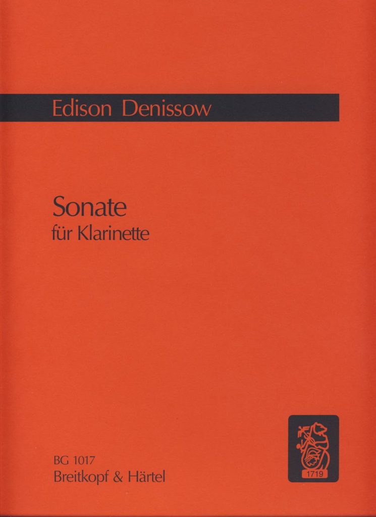 Sonate (1972) para clarinete solo. Edison Denissow