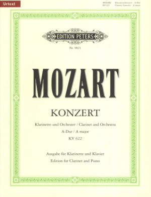 Konzert KV 622 para clarinete en La y piano. Wolfgang Amadeus Mozart