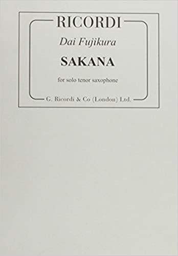 Sakana (2008) para saxofón tenor solo. Dai Fujikura