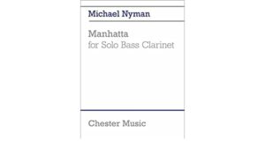 Manhatta (2003/2013) para clarinete bajo solo. Michael Nyman