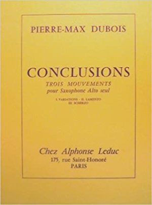 Conclusions (1978). Pierre Max Dubois