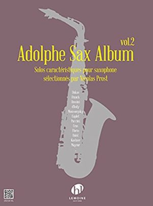 Adolphe Sax Album Band 2 para saxofón solo. Nicolas Prost