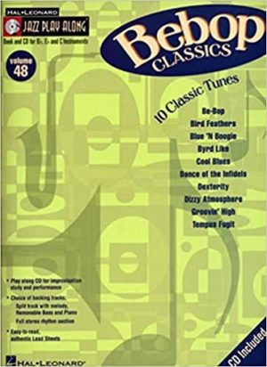 Jazz Play Along Vol.48: 10 Bebop Classics. Jazz Play Along 48 