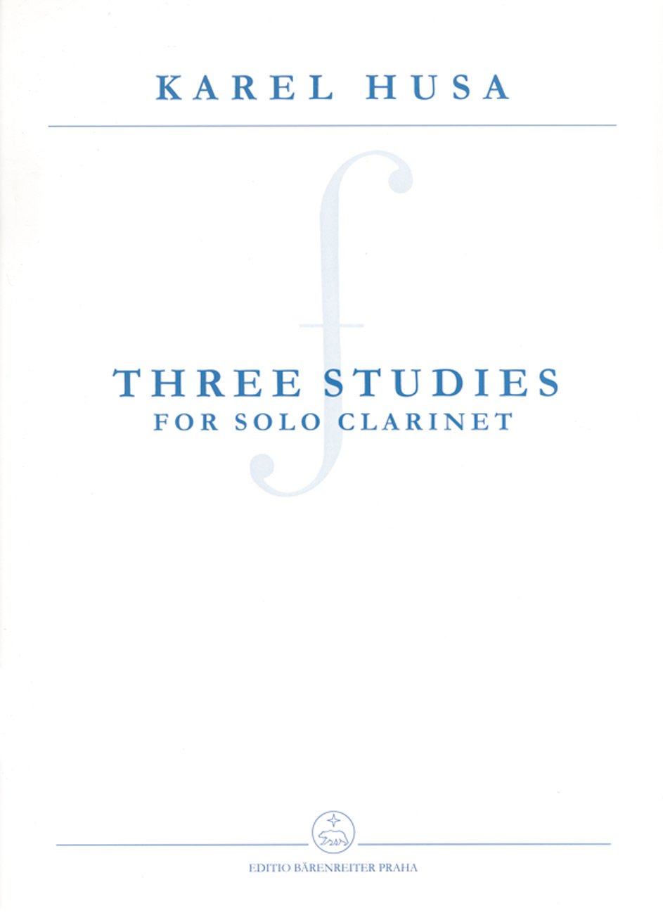 Three Studies (2007) para clarinete solo. Karel Husa