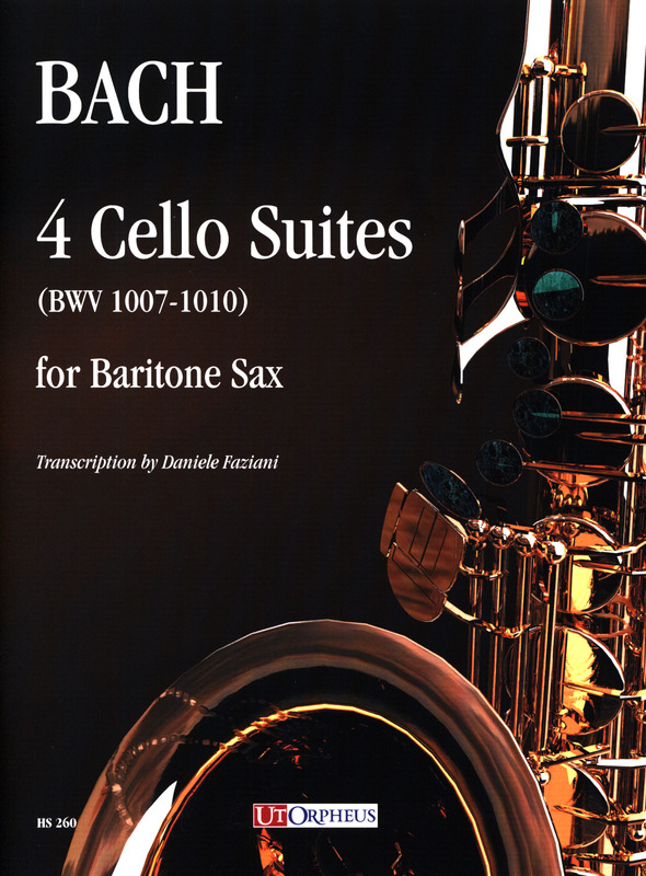 Vier Cello Suiten BWV 1007-1010 para saxo barítono. Johann Sebastian Bach