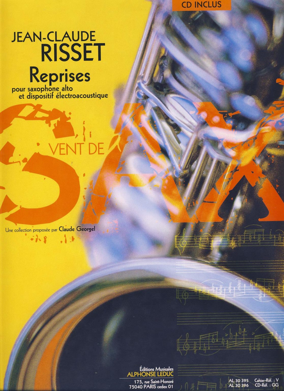 Reprises (2003) para saxofón alto. Jean-Claude Risset