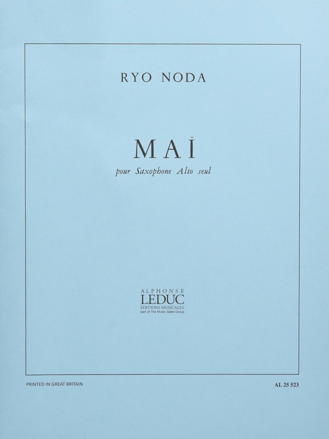 Mai Ryo Noda saxofon