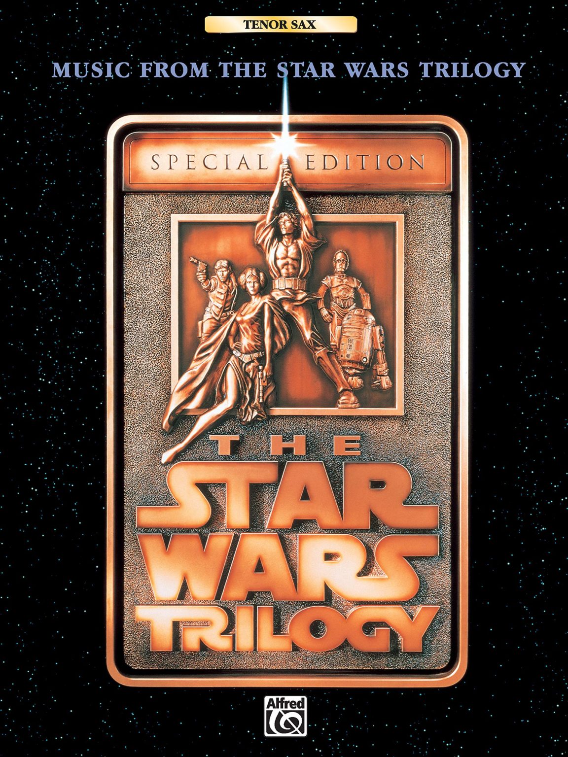 Music from 'The Star Wars Trilogy' para saxofón tenor solo. John Williams