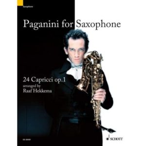 24 Capricci op.1 para saxofón alto y soprano solo. Niccolo Paganini