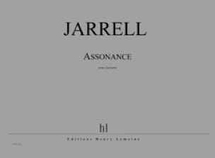 Assonance (1983, rev.1998) para clarinete solo.  Michael Jarrell