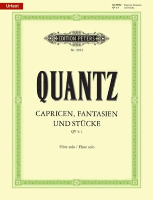 Fantasias and Capriccios para clarinete solo. Johann Joachim Quantz
