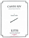 Canto XIV (1998) para clarinete solo. Samuel Adler