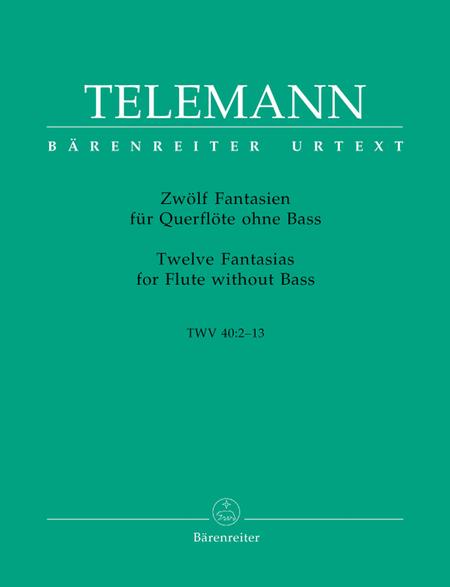 Zwölf Fantasien para saxofón soprano o alto. Georg Philipp Telemann