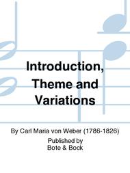 Introduction, Thema. Carl Maria von Weber