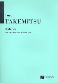 Distance (1972) para oboe o saxofón soprano. Toru Takemitsu