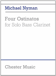 Four Ostinatos (1979/2013) para clarinete bajo solo.  Michael Nyman