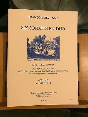 Six Sonates en Duo. Francois Devienne
