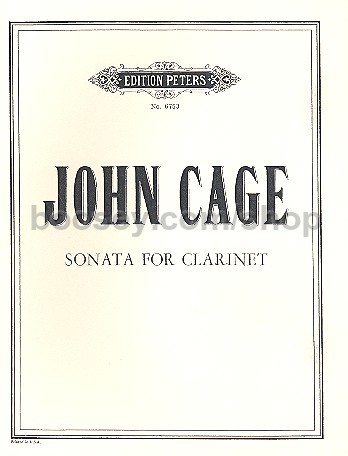 Sonata (1933) para clarinete solo. John Cage