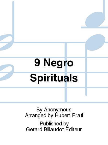9 Negro Spirituals. Hubert Prati