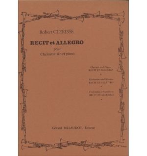 Recit et Allegro. Robert Clerisse