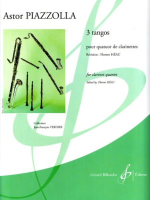 Drei Tangos para clarinete. Astor Piazzolla