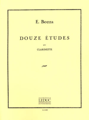 Douze (12) para clarinete. Eugene Bozza