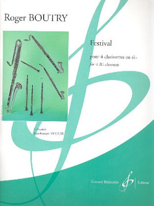 Festival (2014) para clarinete. Roger Boutry