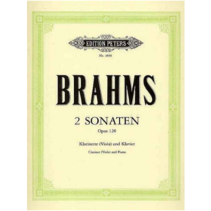 Sonaten op.120 No.1 und No.2. Johannes Brahms