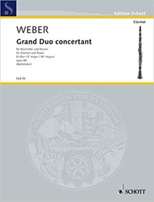 Grand Duo Concertant para clarinete y piano. Carl Maria von Weber