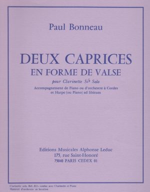Deux Caprices en Forme de Valse. Paul Bonneau