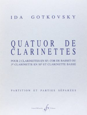 Quatuor de Clarinettes (2000) Ida Gotkovsky
