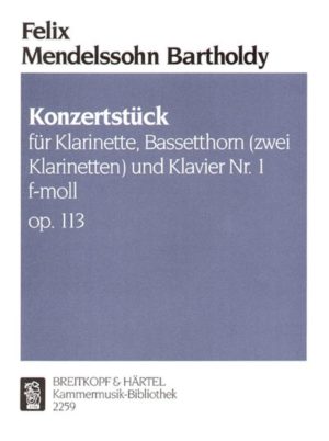 Konzertstück No.1 in f-moll op.113. Felix Mendelssohn-Bartholdy