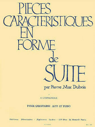 A l'Espagnole aus ´Pieces Caracteristiques en Forme de Suite´ (1962). Pierre Max Dubois