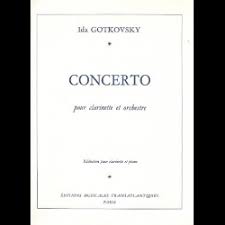 Concerto (1966) para saxofón alto y piano. Ida Gotkovsky