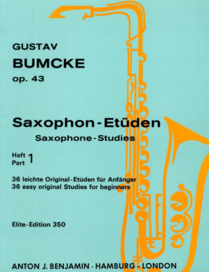 Saxophon-Etüden op.43 Gustav Bumcke