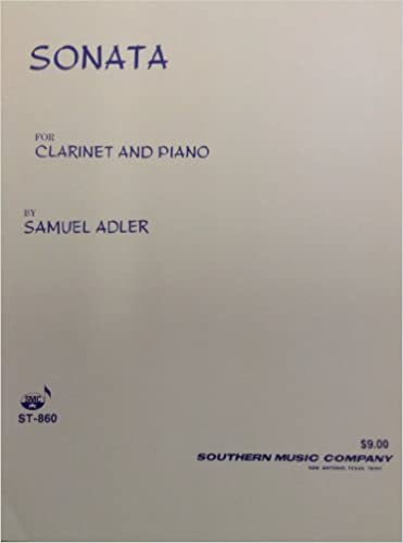 Sonata para clarinete y piano. Samuel Adler