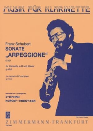 Sonate 'Arpeggione' in g-moll D 821 para clarinete Bb y piano. Franz Schubert
