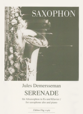 Serenade op.33 (1862) para saxofón alto y piano. Jules Demersseman