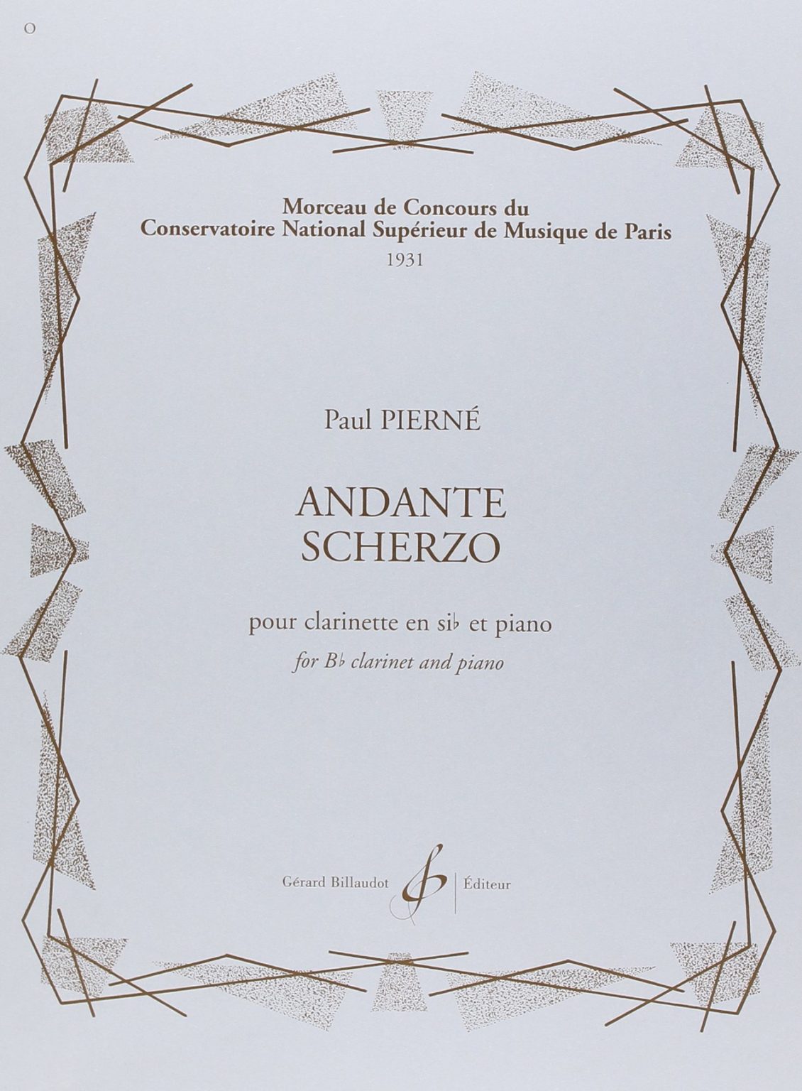 Andante et Scherzo. Paul Pierne