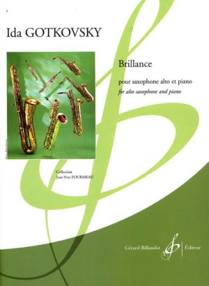 Brillance (1974) para saxofón alto y piano. Ida Gotkovsky