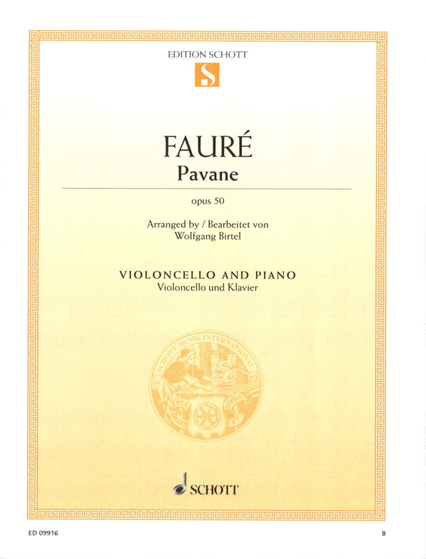 Pavane op.50 para cuarteto de saxofones. Gabriel Faure