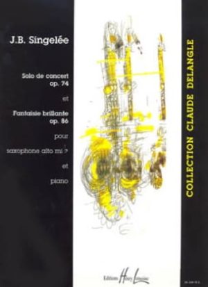 Fantaisie Brillante op.86 (1862) para saxofón alto y piano. Jean-Baptiste Singelee