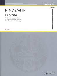 Concerto (1947) para clarinete en La y orquesta. Paul Hindemith