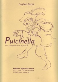Pulcinella op.53 No.1 (1944) para saxofón alto y piano. Eugene Bozza