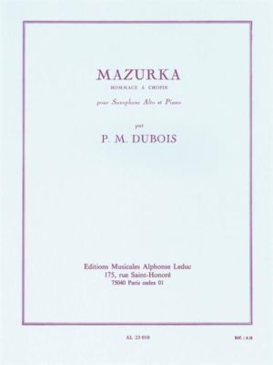 Mazurka (1961). Pierre Max Dubois