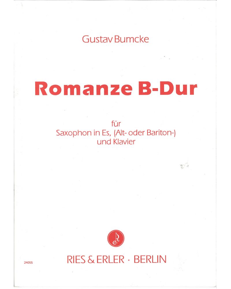 Romanze in B-Dur op.44 No.1. Gustav Bumcke